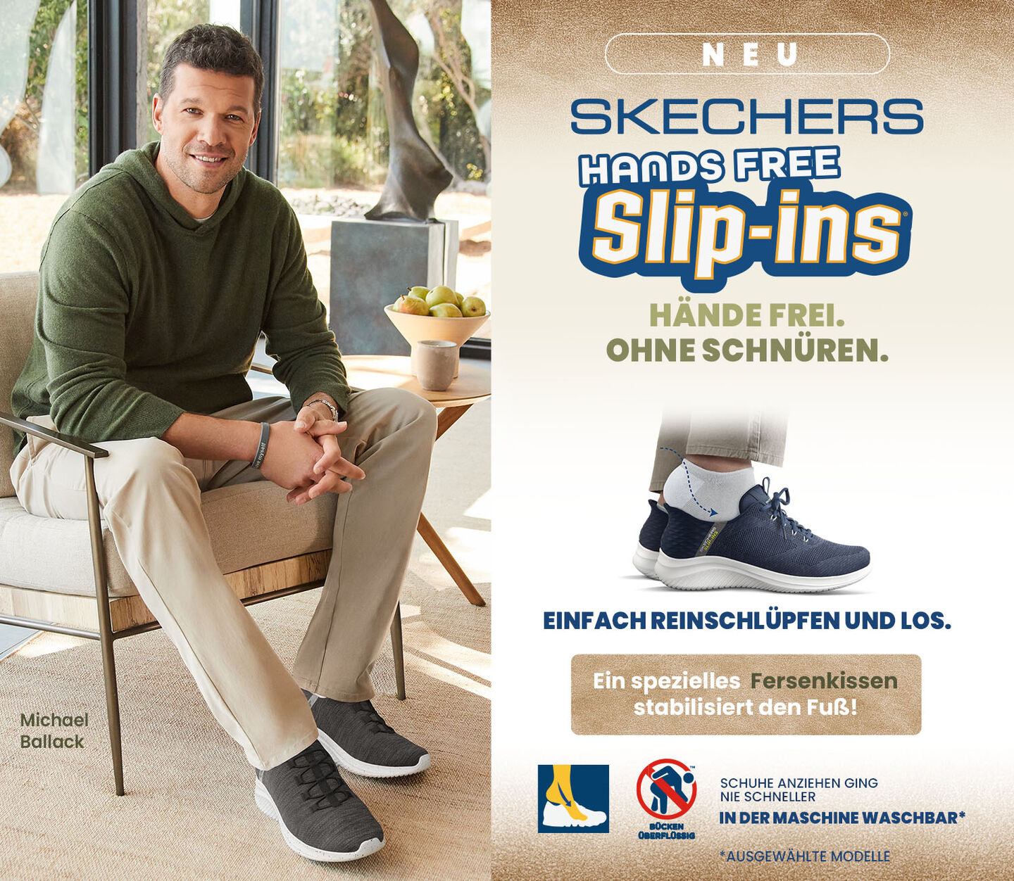 Skechers Hands Free Slip-ins x Michael Ballack